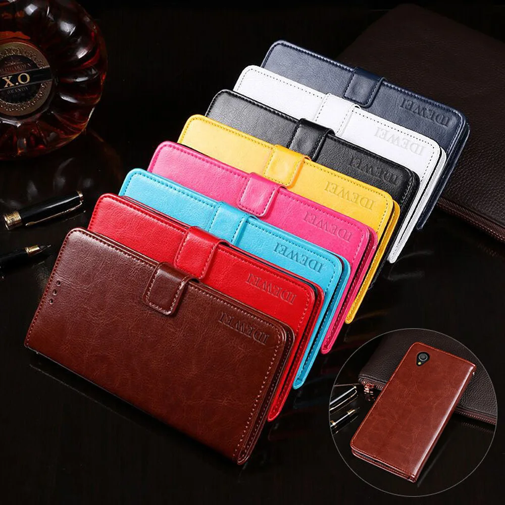 

Leather Case For Alcatel 1 5033D Magnetic Wallet Card Luxury Fashion Flip Cover Soft Silicone Anti Scratch Shockproof Back Cover