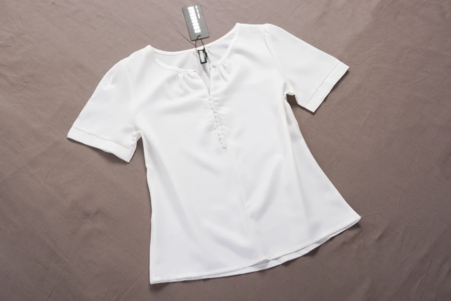 short sleeve blouse shirt women (1)