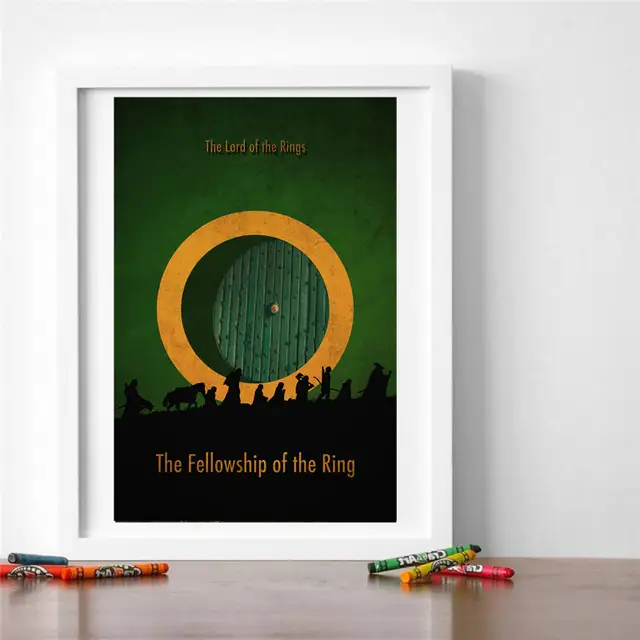 Lord Of The Rings Minimalist Inspired Canvas Painting Prints