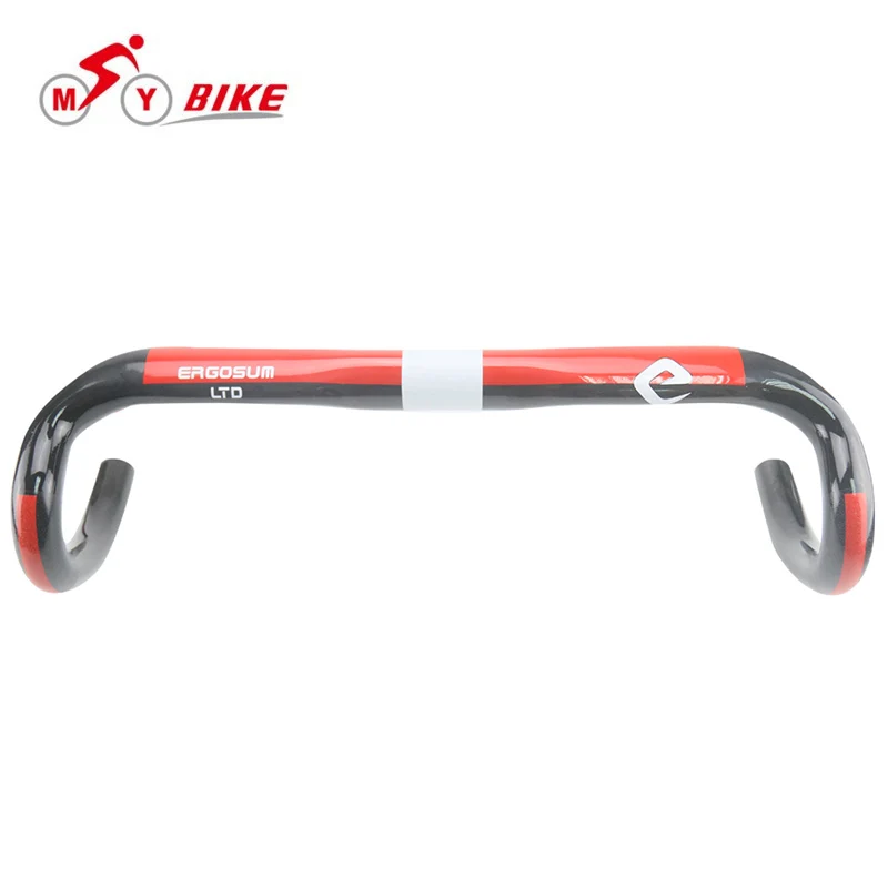 ERGOSUM Carbon Handlebar Road Bike 31.8mm Carbon Handlebars 400420440mm