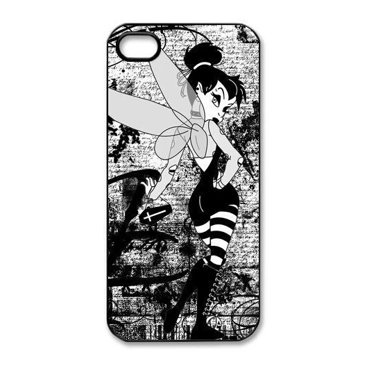 Tinker Bell Happy Fairy Phone Case for Iphone 4S 5 5S 5C 6 6S Plus Samsung galaxy S3/4/5/6/7 Note 2 3 4 |