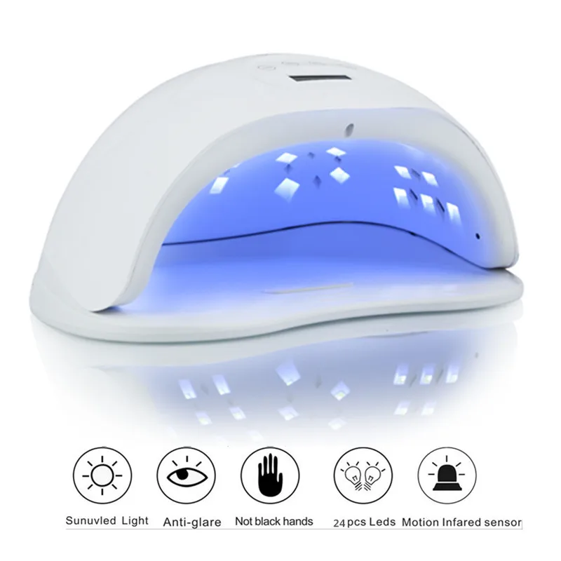 УФ светодиодный лампа для сушки ногтей SUN5 Plus 48 Вт с датчиком|nail lamp|cure nailnail lamp 48w |