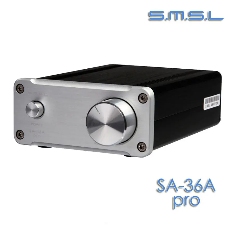 

SMSL SA-36A Pro 25W*2 TDA7492PE Digital HIFI Power Amplifier silver color+12V 3.8A adaper