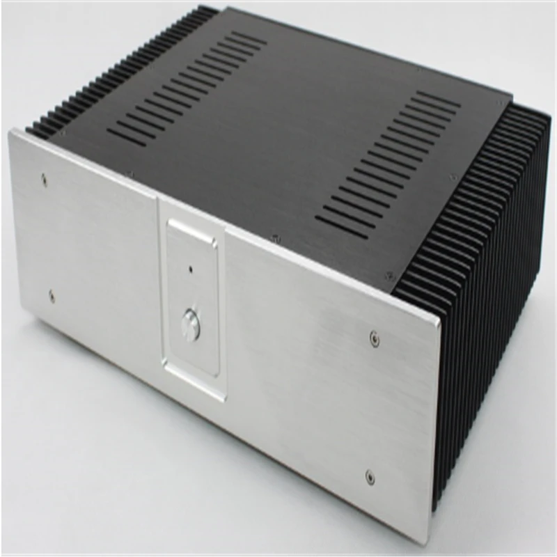 WA60 алюминиевый корпус усилителя/корпус предварительного усилителя DIY box (430*110*312
