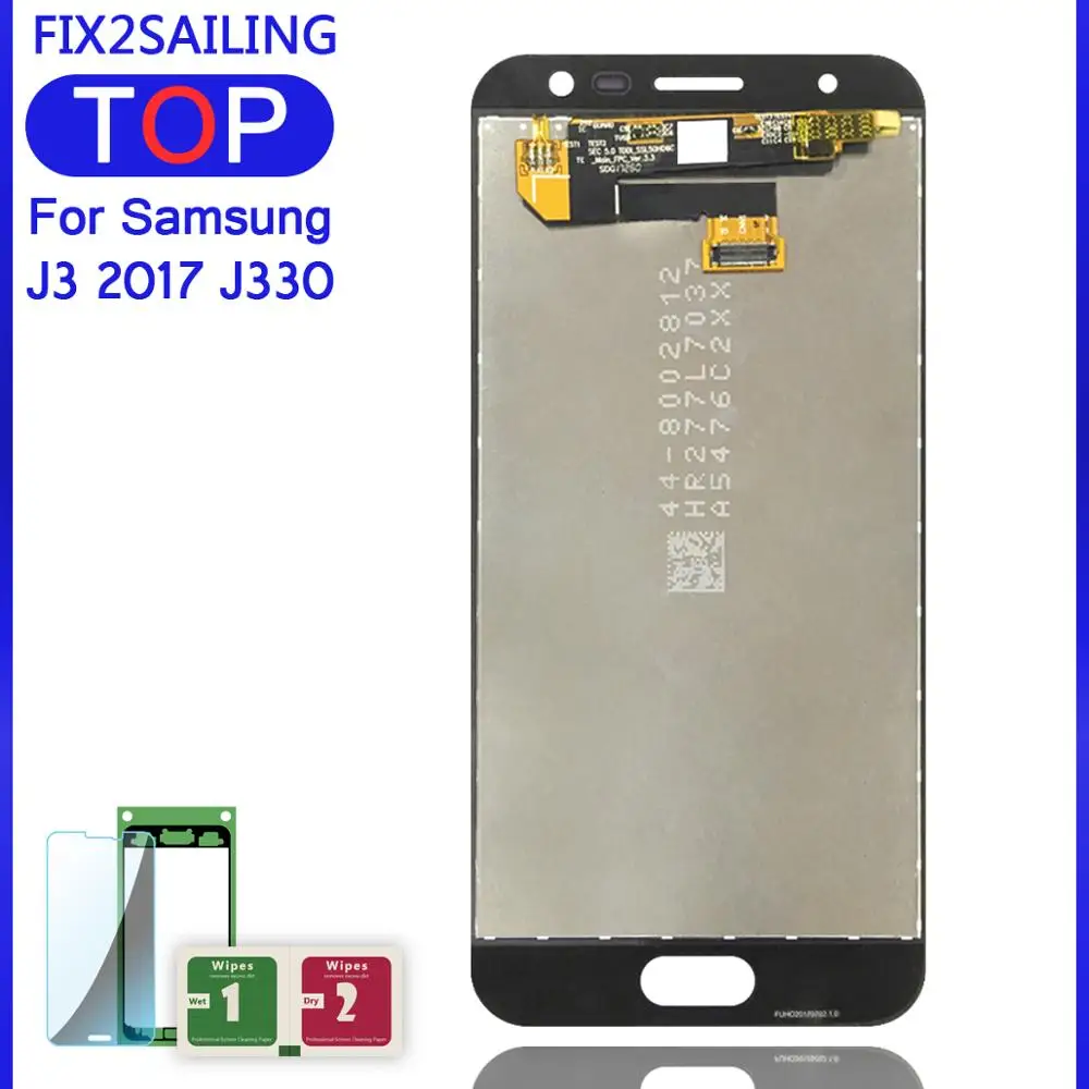J330 ЖК-дисплей для Samsung Galaxy J3 2017 AMOLED рабочий ЖК-сенсорный экран дигитайзер в сборе