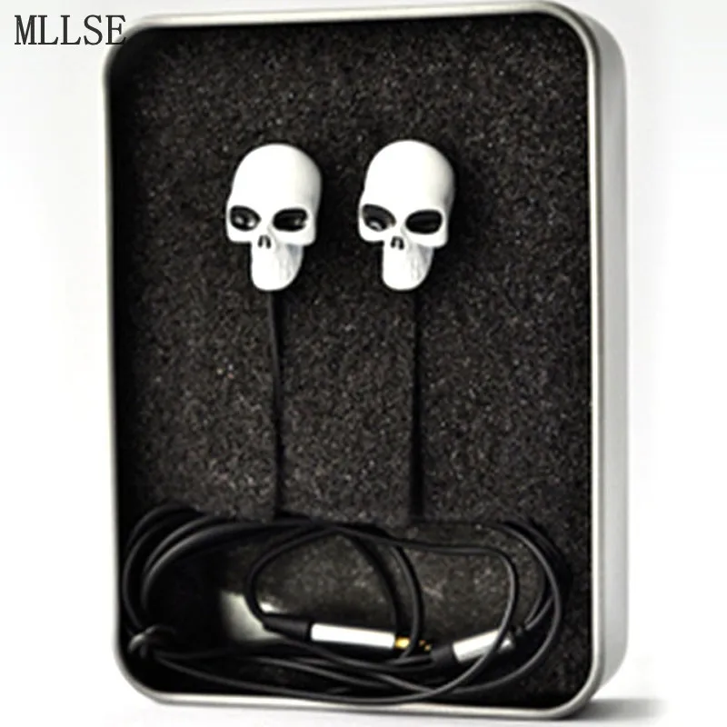 

Halloween Metal Skull Anime In-ear Earphone 3.5mm Stereo Earbud Phone Music Game Headset for Iphone Samsung MP3 MP4 PSP PC