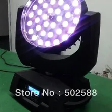Высокая мощность 360 Вт 36*10 Вт 4в1 RGBW DMX zoom 10-60 градусов Автоматическая регулировка черехцветные светодиоды движущаяся головка zoom эффект сценический свет