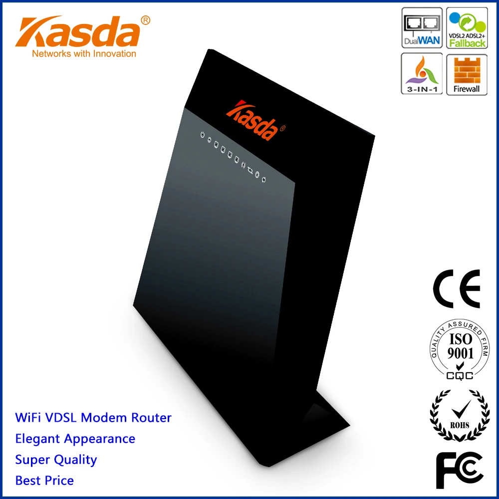 Kasda 300M Wireless VDSL2 Modem Router KW52283 with 1 Gigabit