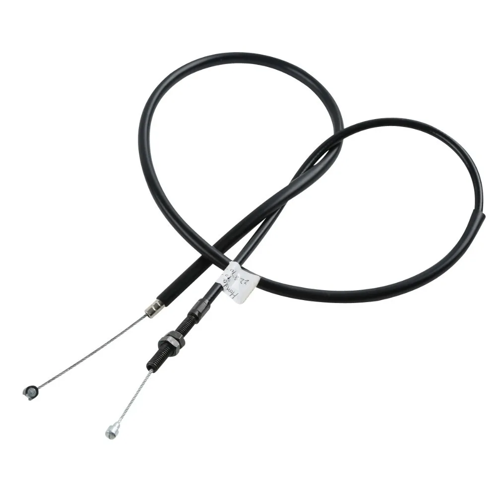 Uxcell 167cm 65.7" Length Black Rubber Coated Motorcycle