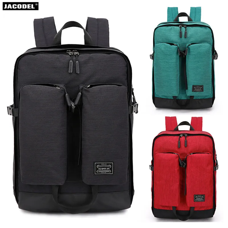 

Jacodel Unisex Laptop Business Backpack for 15.6 inch Laptop Bag 14 Inch Canvas Notebook Sleeve for Student Backpack School Bags
