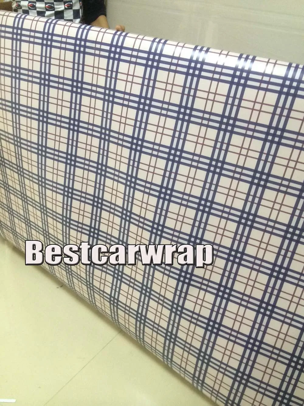 stickerbomb matte glossy grid car wrapping film camouflage vinyl car styling (2)