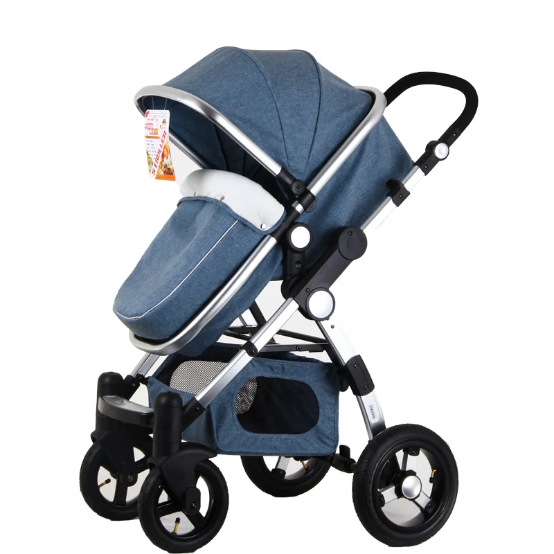 gold baby pram