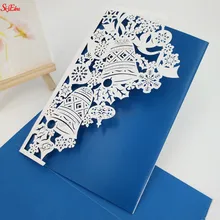 30 шт. персонализированные пользовательские лазерная резка вечеринок Свадебные приглашения карты конверты для приглашений свадебной и подарок 6z
