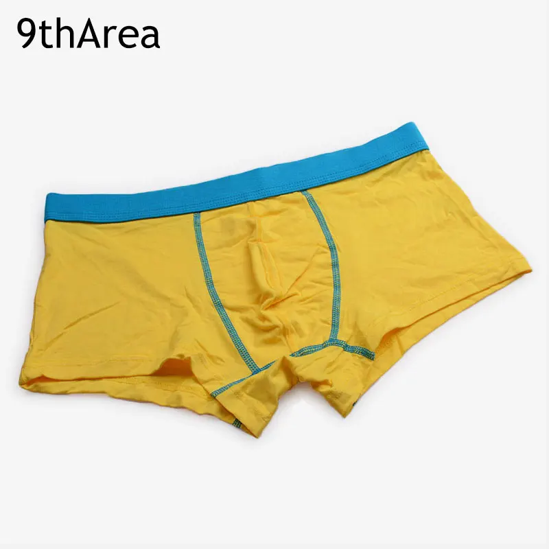 

9thArea men male underwear Boxer shorts Double Color Soft Comfortable Modal cotton kilot men's underpants cueca boxer homme c*