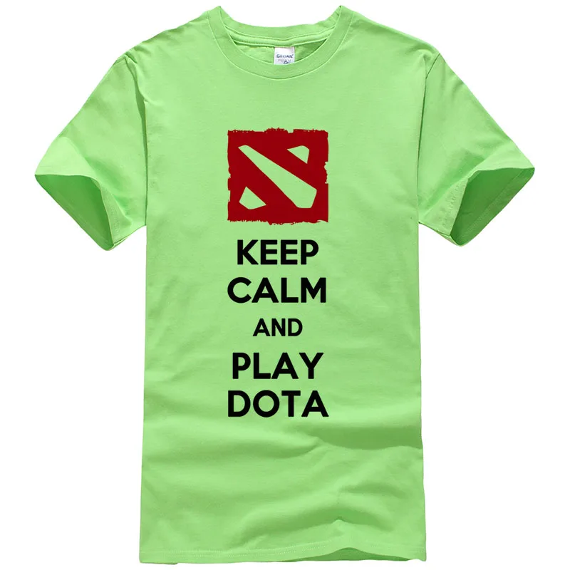 Футболка Defense of the Ancient Мужская футболка DOTA 2 Man мультиплеер хлопковая с o вырезом