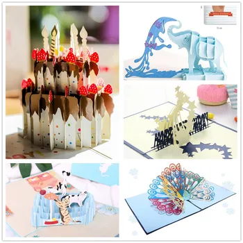 

Details About 3D Pop Up Card Happy Birthay Greeting Baby Gift Happy New Creative