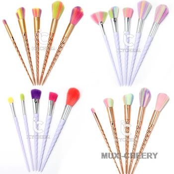 

5Pcs Makeup Cosmetic Brushes Set Face Powder Foundation Eyeshadow Lip Brush Tool