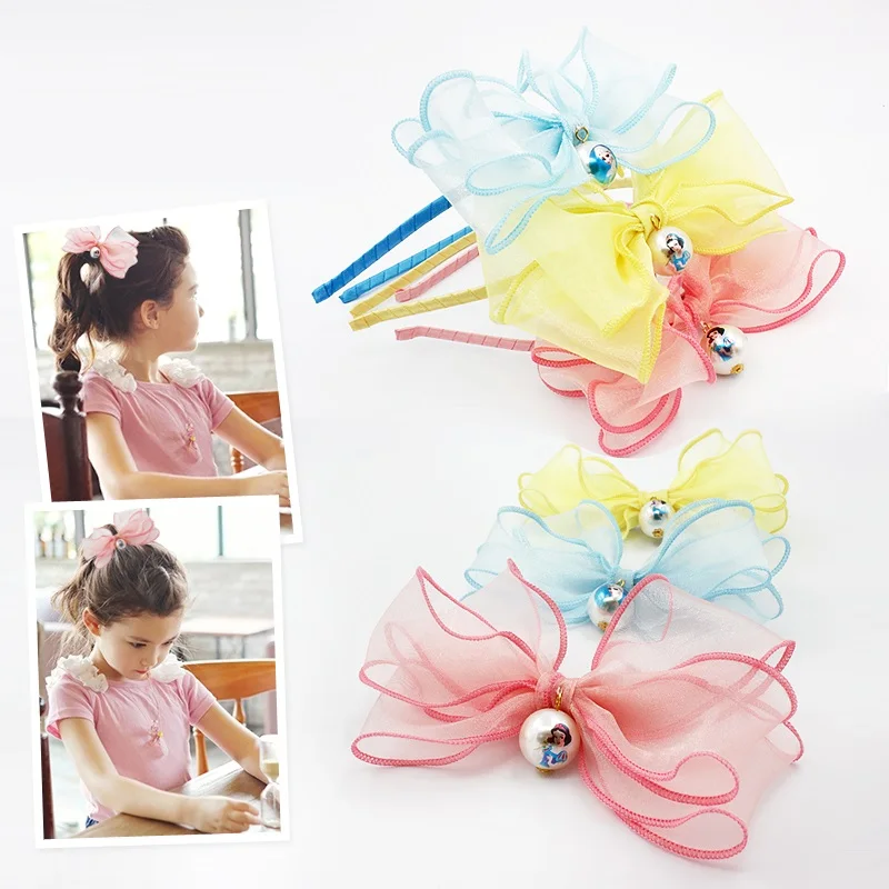 

Transparent Organza Hair Clips Light Pink Blue Yellow Fairy Hairpin Cute Fashion Hair Clips Girls Pretty Hair Grips