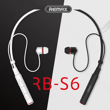 

Remax RB-S6 Sports Neckband Bluetooth Headset Wireless Stereo Music Earphone Bluetooth V4.1 HD Mic Multi Connections For iPhone