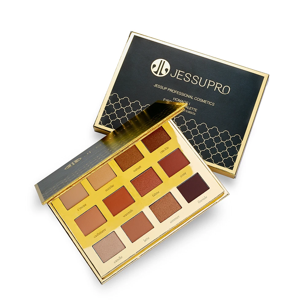 Kopen Jessup 12 Kleuren Oogschaduw Palet Aarde Kleur Gemakkelijk Te Dragen Waterdichte Make Up Palet Oogschaduw