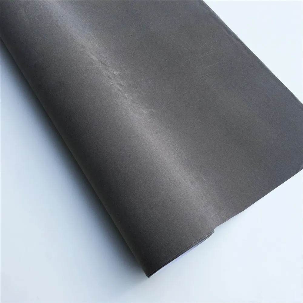 

Grey Velvet Vinyl Wrap Car Wrapping Film Bubble Free For Auto Car Body Film Car Sticker Console Computer Skin Cover