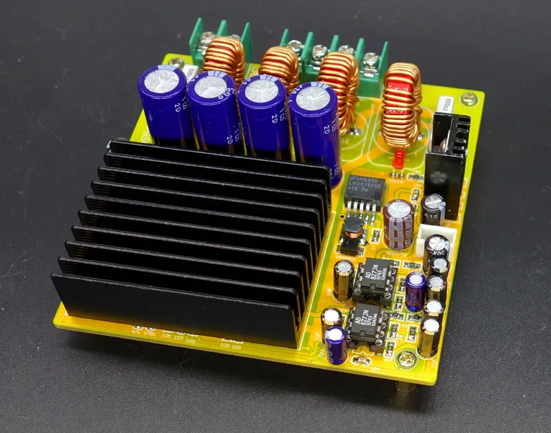 Собранные TAS5630 300 Вт + 4ohm класса d AD827 op IC усилитель доска DC48V WLX|amplifier board|class dd class |