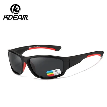 

Sport Sunglasses Men KDEAM Design TR90 Polarized Sunglasses Classic Driving UV400 Sunglasses Male Goggle Eyewear KD712