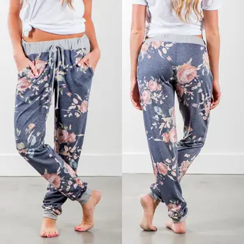 

2017 New Arrivals Women Fashion Floral Harem Pants Casual HipHop Slacks Trousers Ladies Girls Loose Harem Pants