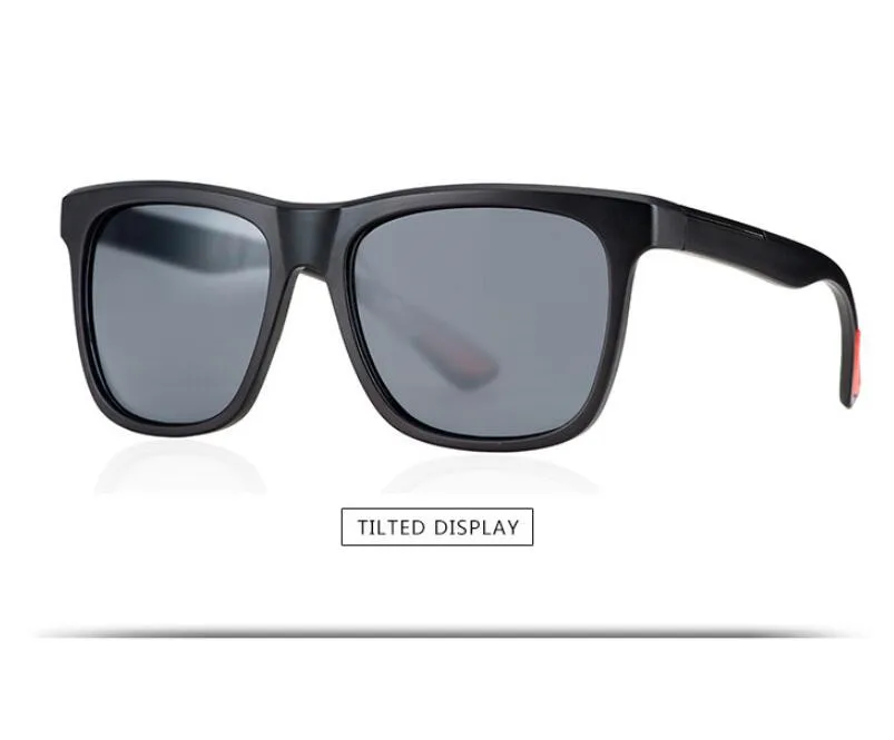 Фирменный дизайн, Мужские поляризационные солнцезащитные очки для женщин, водительские оттенки, Мужские Винтажные Солнцезащитные очки для мужчин, Spuare, зеркальные, летние, UV400 Oculos - Цвет линз: S-017 Balck