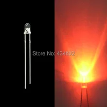 500 шт./лот 3 мм светодиодный orange сверх-яркий круглый водный яркий светодиодный диоды для подавления переходных скачков напряжения круглый светодиодный фонарь светящиеся диодные лампы почтой