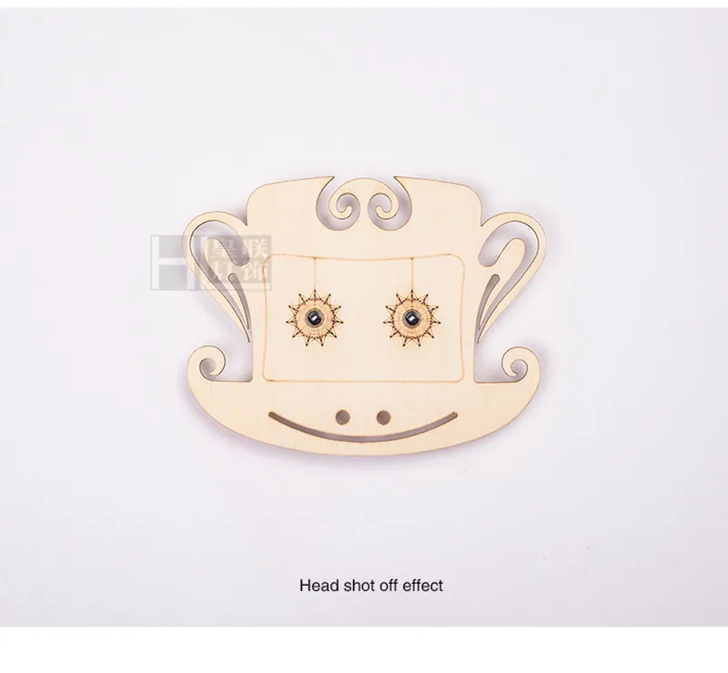 Wood Monkey Wall Lamp 14