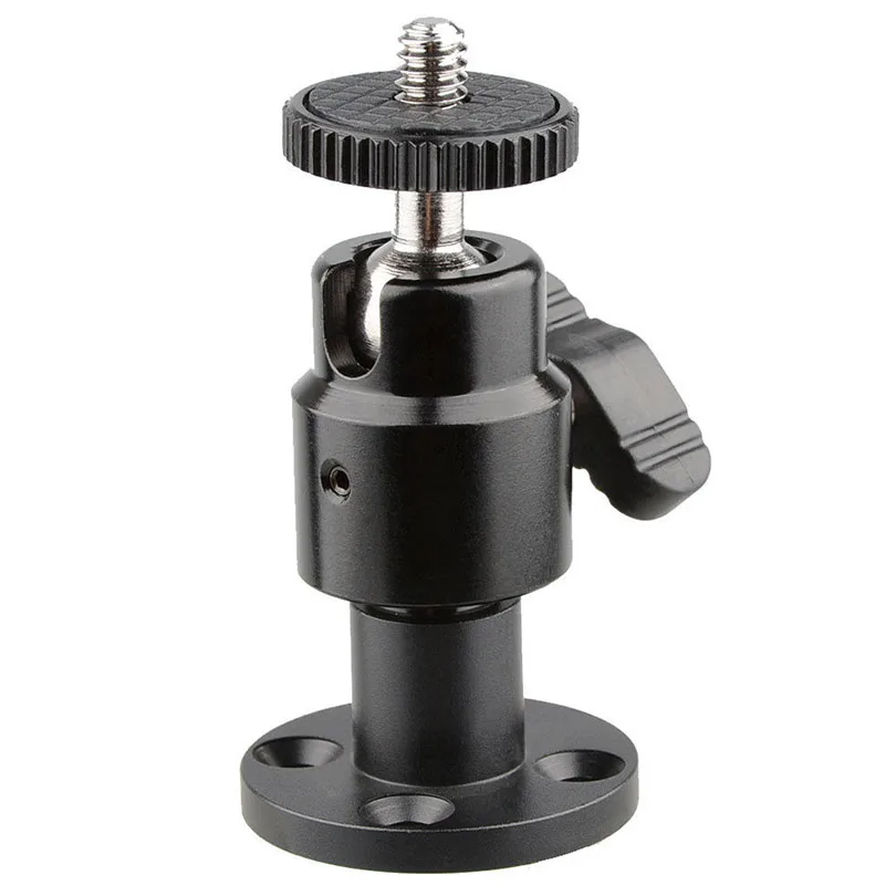 

1/4 Mini Tripod Ball Head Photography Photo Studio Mount 360 Degree Rotation With Video Wall Ceiling Base C1180