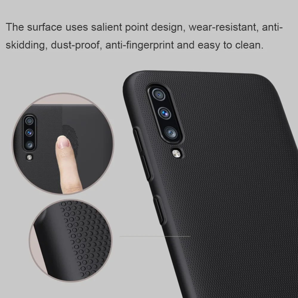 Чехол для Samsung Galaxy A70 NILLKIN супер матовый защитный чехол с розничной