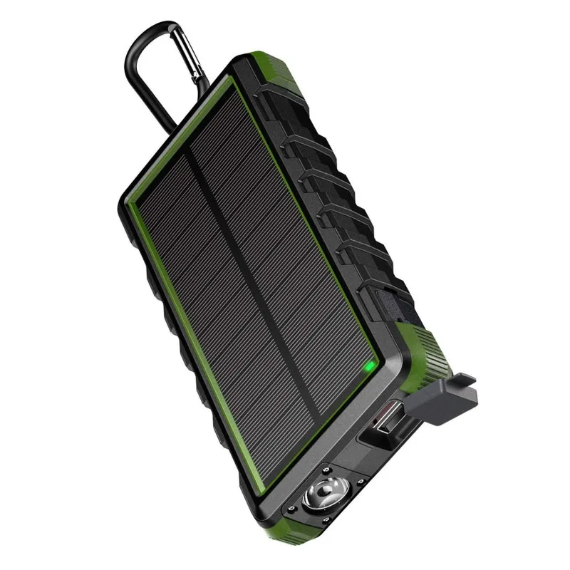 EasyAcc Солнечный внешний аккумулятор 24000 мАч QC3.0 зарядное устройство Внешний аккумулятор зарядное устройство водонепроницаемый Солнечный внешний аккумулятор для смартфонов светодиодный