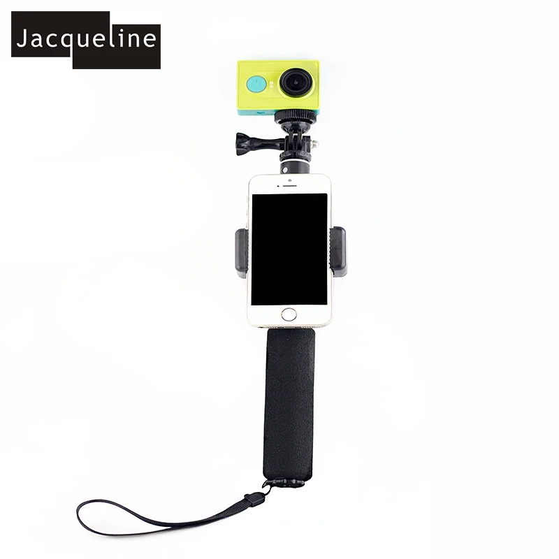 Conjunto de accesorios para go pro hero 6 5 4 3 kit selfie stick monopod para Eken h8r h9r para xiaomi yi caso de EVA - 2