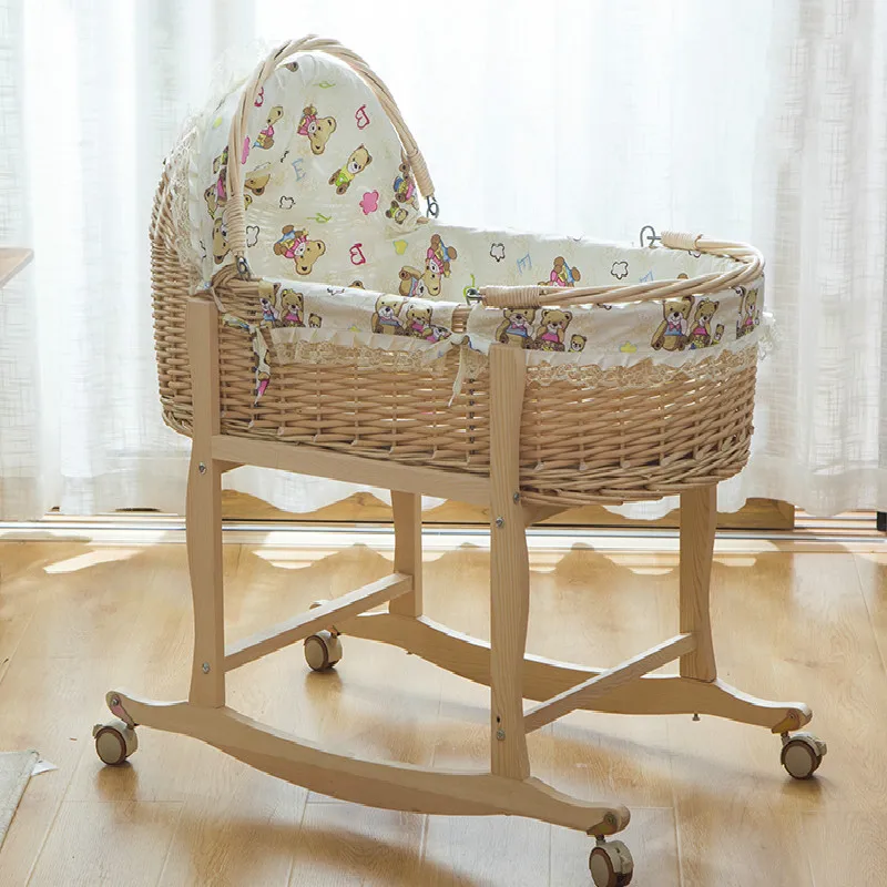 rattan cot