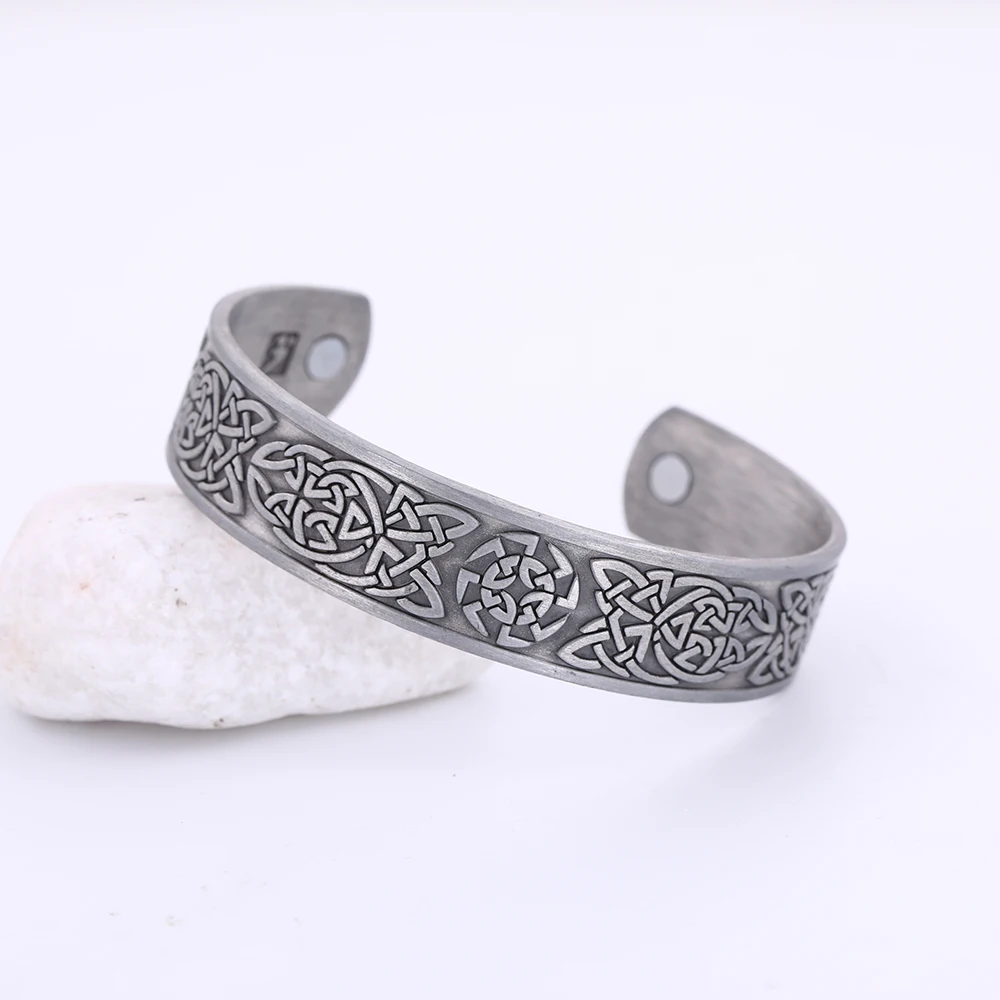 LIKGREAT Магнитный Браслет манжета для Для женщин мужские амулет Viking ювелирные