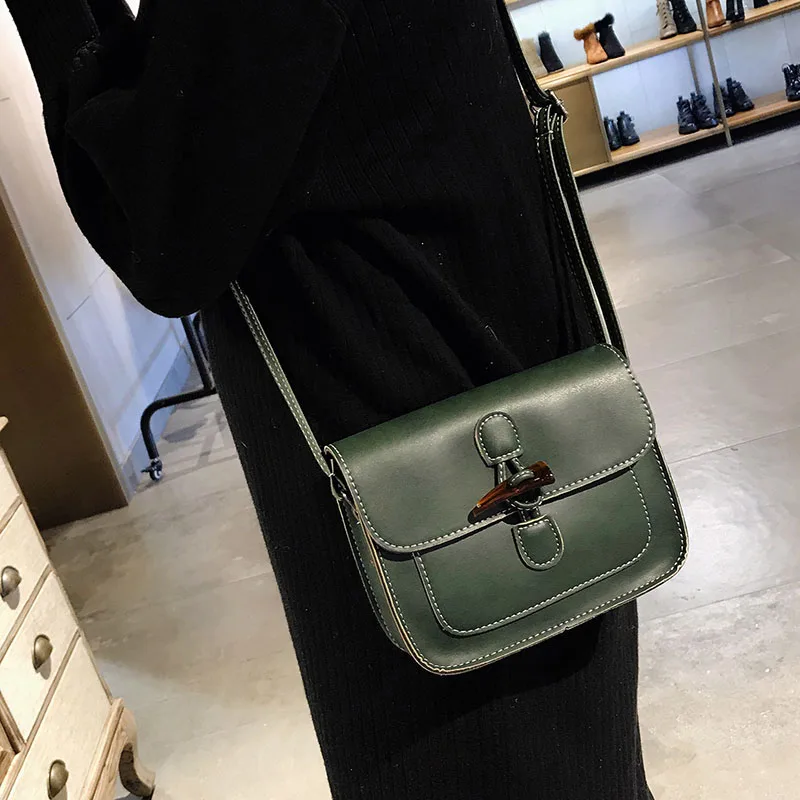 Маленькие винтажные сумки для женщин сумка через плечо зеленые сумочки женская сумка из искусственной кожи Fengting FTB085