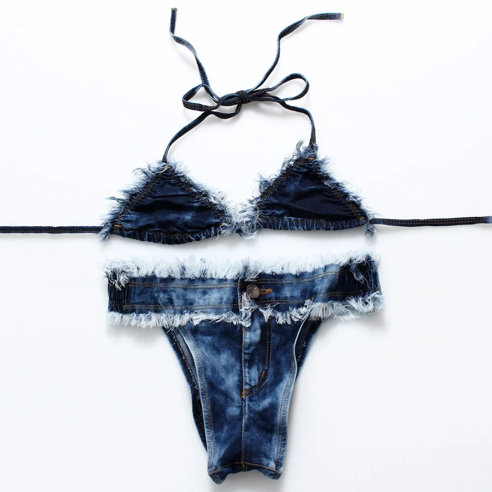 Trangel 2017 Summer Seaside Brazilian Sport Cowboy Bikini Swimwear