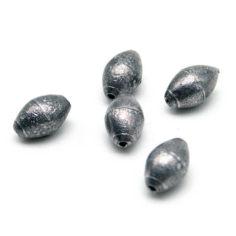 30g/pcs Fishing Lead Weight Fishing Lure Sinkers Split Shot Sinkers