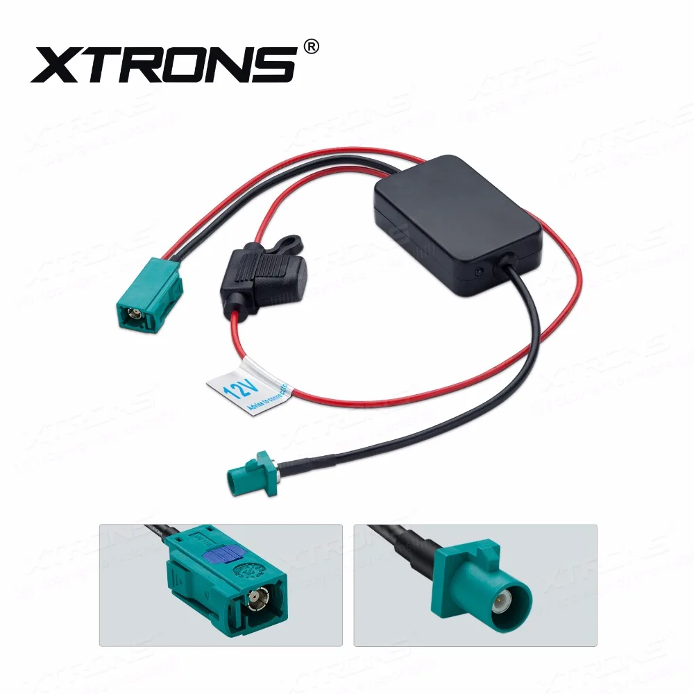 

XTRONS RAMP02 12V Car FM AM Radio Signal Amplifier Reception Booster with FAKRA II Connector