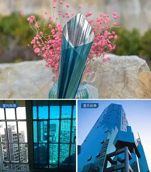 

Multiple sizes available one way mirror window film, Privacy Adhesive Reflective Solar film Heat Control Window Tint for Home