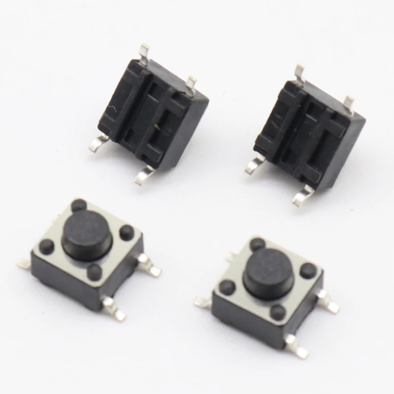 Тактовый переключатель 6*6*5 100 шт тактильный 6x6x5 SMD SMT высота 5 мм|switch|height |