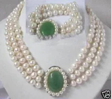 Натуральный очаровательный белый жемчуг Gem застежка ожерелья Браслет кварцевые изысканные свадебные широкий часы Крылья женские королева