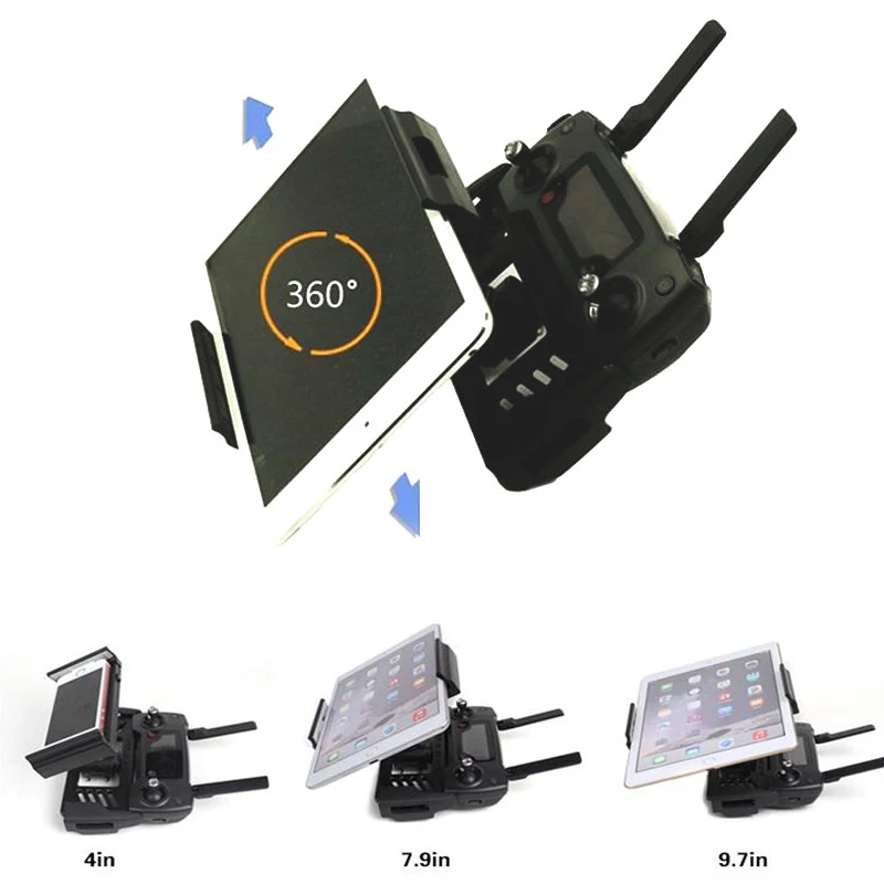 

5.5 / 7.9 / 9.7 / 12 inch Mobile phone tablet Holder Remote Controller mount for DJI Mavic pro air spark mavic 2 pro zoom Drone