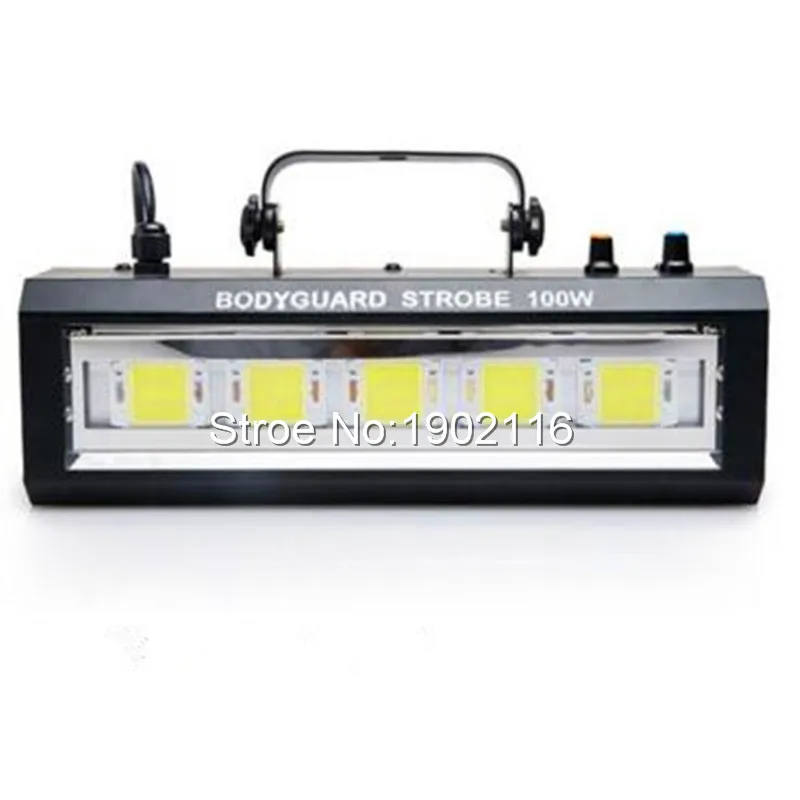 Niugul عالية الطاقة الصوت/السيارات التحكم 100 واط الأبيض/RGB LED ضوء إحترافي ، ديسكو حزب DJ المنزل الموسيقى فلاش العارض المرحلة الإضاءة