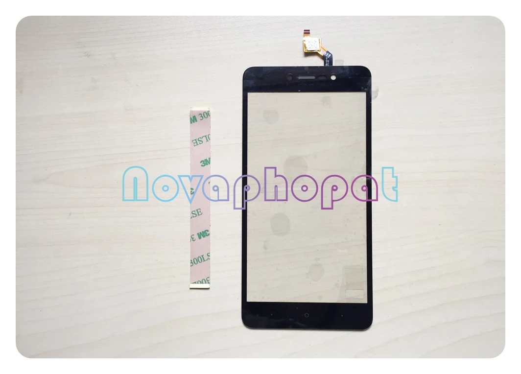 Novaphopat 5 дюймов черный/сенсорный экран в золотом цвете для Wiko lenny 4 plus сенсорный