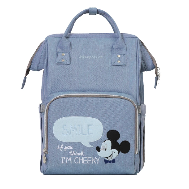 Сумка для подгузников Disney с usb изоляцией Minnie Mickey термоемкостью путешествий