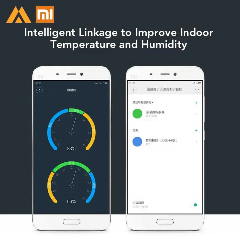 Xiao mi jia умный датчик температуры и Hu mi dity датчик термометр датчик WiFi Пульт дистанционного управления по телефону mi APP