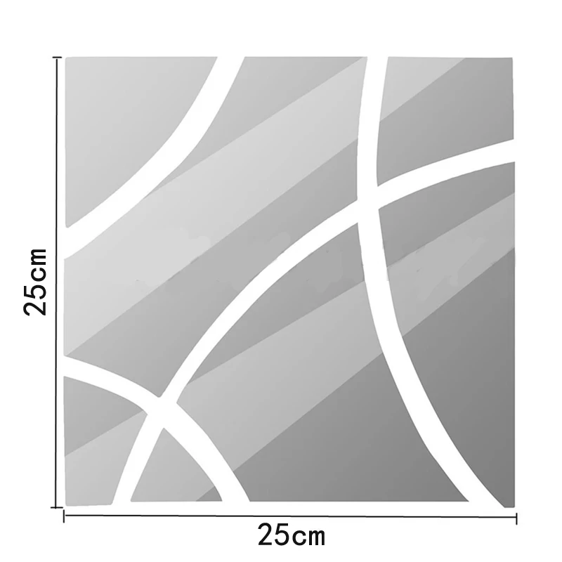 JX-LCLYL Art Decor DIY 3D Mirror Geometric Hexagon Acrylic Home Door Window Wall Sticker